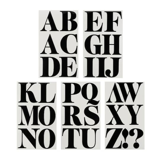 3" Alphabet Iron-On Transfers by Make Market
